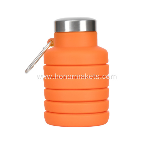 Silicone Collapsible Folding Water Bottle